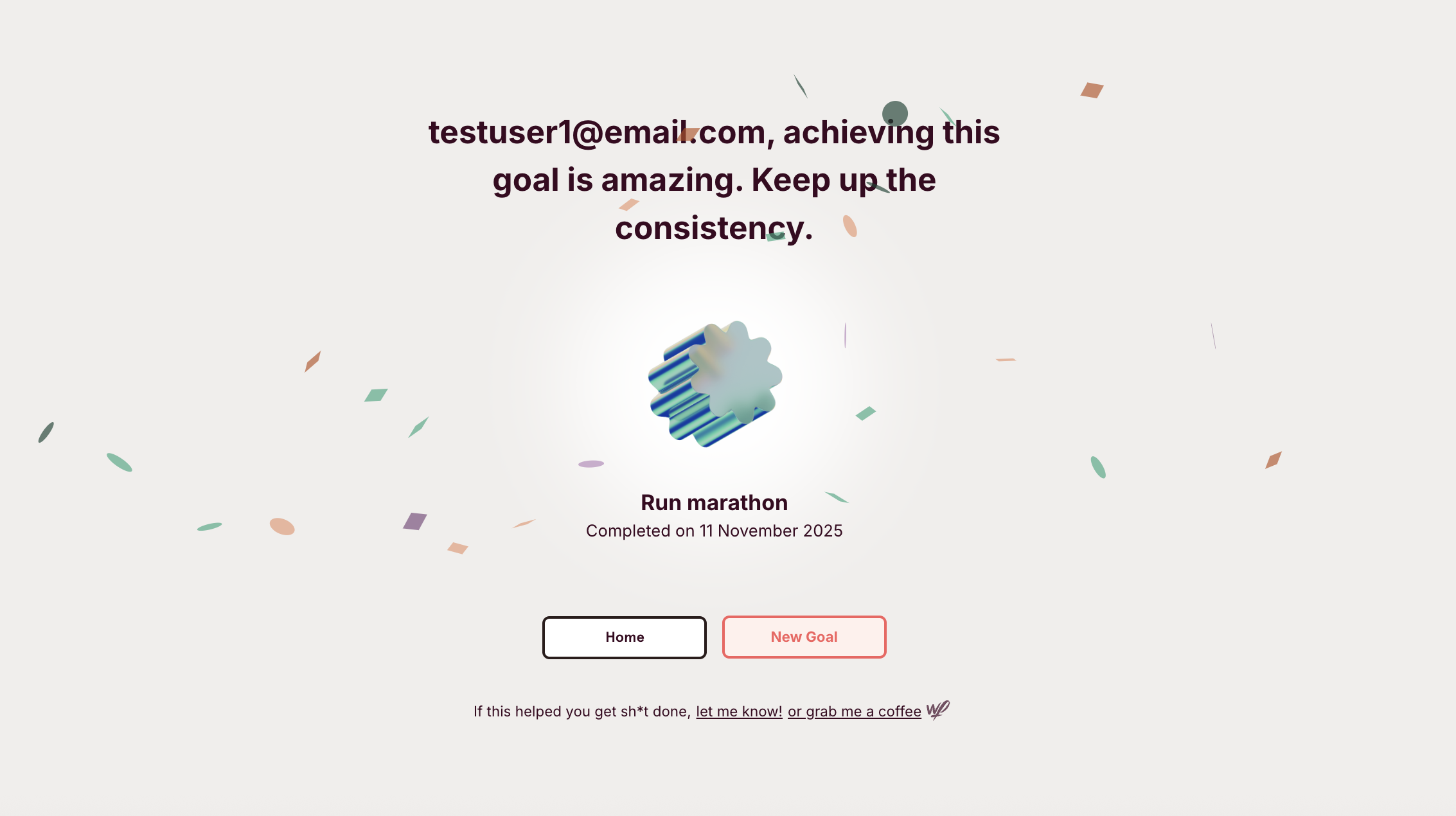 BudGoals solution interface
